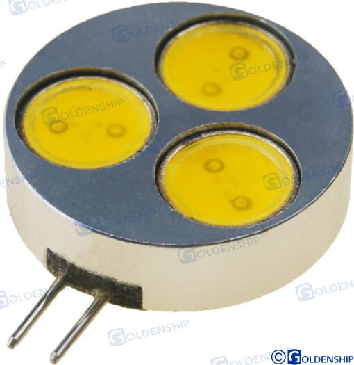 Ampoule G4 horizontale 3 LED 4,5 W 12 V | OEM 10506 | Ampoules | GOLDENSHIP