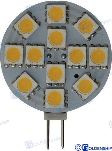 Ampoule G4 verticale 12 LED 2,2 W 12/30 V | OEM 10507 | Ampoules | GOLDENSHIP