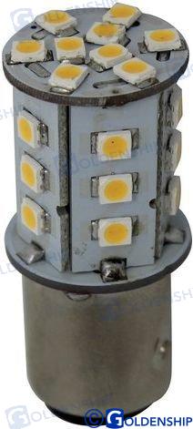 Ampoule BAY15D 5,2 W 10/30 V Blanc chaud | OEM 10536 | Ampoules | GOLDENSHIP