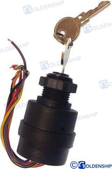 Interrupteur d'allumage et de démarrage en plastique 7 broches, 4 positions | OEM 11159 | Allumage | GOLDENSHIP
