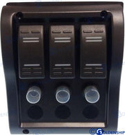 3 GANG WATERPROOF SWITCH PANEL | OEM  11176 | SWITCH | GOLDENSHIP | RECAMBIOS Marine Parts & Accessories | RECAMBIOS Marine Parts & Accessories