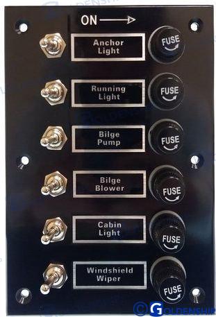 PANNEAU DE COMMUTATION 6 POSITIONS | OEM 11191 | INTERRUPTEURS | GOLDENSHIP