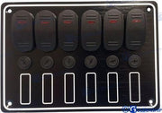 6 GANG WATERPROOF SWITCH PANEL | OEM  11195 | SWITCH  | GOLDENSHIP