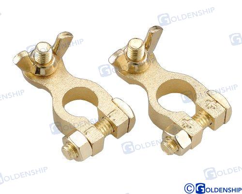 Borne de batterie en laiton (paire) | OEM 11246 | Borne | GOLDENSHIP