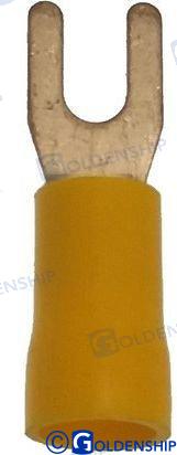 Cosse plate isolée vinyle jaune (25) | OEM 11623 | Électricité | GOLDENSHIP