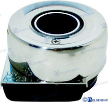 Klaxon électrique simple en acier inoxydable 12 V (112 dB) | OEM 12001 | ÉLECTRIQUE | GOLDENSHIP