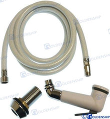 Robinet de douche 3/8" 2,5 m Blanc | OEM 20236 | Pompes | GOLDENSHIP