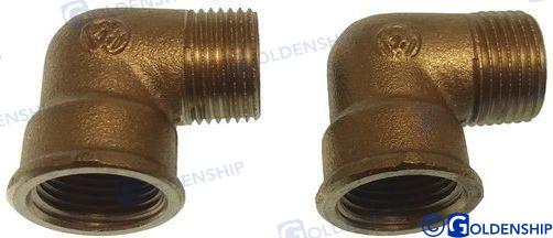CODO 90º 3/8" (2) | OEM 30170 | CASCO | GOLDENSHIP