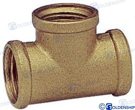 "T" BRASS H/H/H 1" | OEM 30183 | HULL | GOLDENSHIP | OEM GS30183 | REC