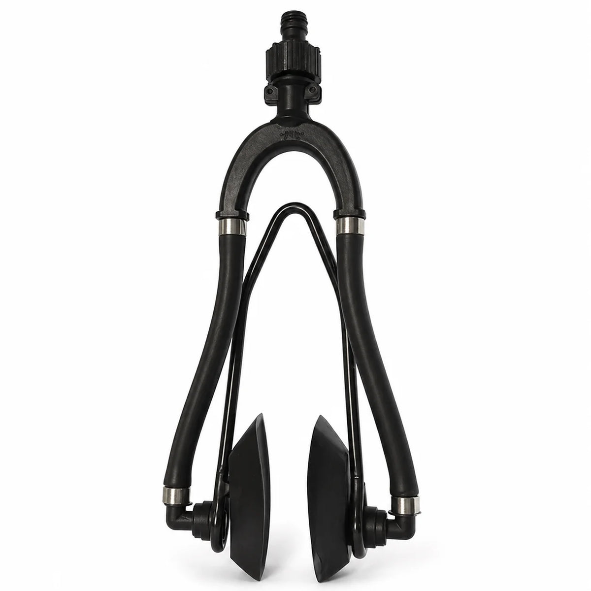 Image of a pair of black motor flush muffs.