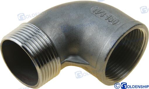 CODO DE CALLE CON BANDA AISI 316 1-1/4 | OEM 30554 | HULL | GOLDENSHIP
