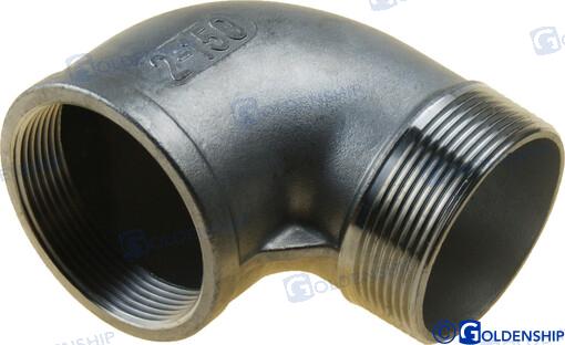 CODO DE CALLE CON BANDA AISI 316 DE 2" | OEM 30556 | HULL | GOLDENSHIP