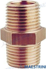 DOUBLE SCREW NIPPLE BRONZE 3/4" | OEM  30635 | HULL | GOLDENSHIP