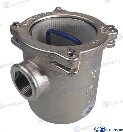 WATER FILTER 1''1/4 BRONZE | OEM  30735 | HULL | GOLDENSHIP