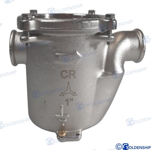 WATER FILTER 1" BRASS CR  | OEM  30744 | HULL | GOLDENSHIP