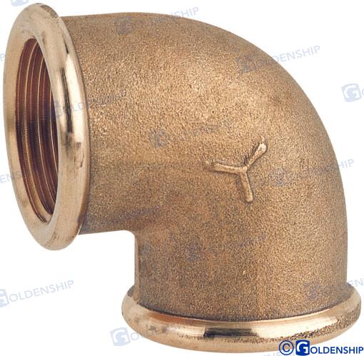 CODO 90º FF 1/2'' LATÓN CR | OEM 30798 | CASCO | GOLDENSHIP