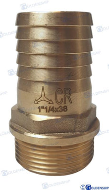HOSE TAIL 1''1/4 X 38 M. BRASS CR | OEM  30844 | HULL | GOLDENSHIP