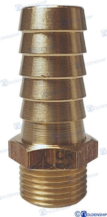 HOSE TAIL 3/8'' X 16 M. BRASS CR | OEM  30860 | HULL | GOLDENSHIP