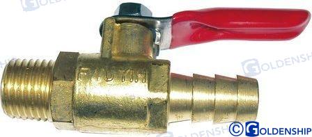 ROBINET DE CARBURANT 2 VOIES 1/4" M/H | OEM 31006 | HULL | GOLDENSHIP