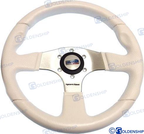 VOLANTE ATLANTIC 330 MM. BLANCO | OEM 41141 | VOLANTE | GOLDENSHIP