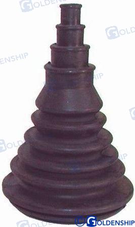 SOUFFLET MOTORWELL NOIR Ø 175 mm | OEM 41185 | CÂBLES | GOLDENSHIP