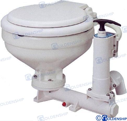 MANUAL TOILET w/PLASTIC SEAT & COVER | OEM  50001 | INTERIOR | GOLDENSHIP