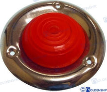 TAPA DE GOMA CON BRIDA DE ACERO INOXIDABLE ROJA | OEM 63092 | GUARDABARROS | GOLDENSHIP