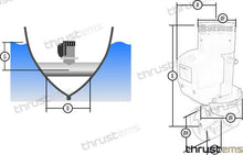 THRUSTEMS BOW THRUSTER S90 TUNNEL 185 TW 12V | OEM  64004 | GOLDENSHIP