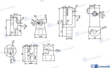 CONECTOR DE ANCLAJE GIRATORIO 10/12 MM | OEM 71132 | CONECTOR | GOLDENSHIP