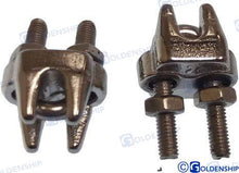 ABRAZADERA PARA CABLE DE ACERO DE 2 MM (PAQUETE DE 2) | OEM 71170 | FERRETERÍA | GOLDENSHIP