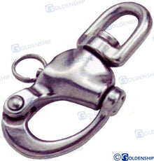 Mousqueton à œil pivotant 70 mm (10 pièces) | OEM 71210B | Quincaillerie | GOLDENSHIP
