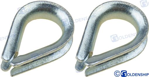 Dés à coudre électriques en acier galvanisé 6 mm (2) | OEM 71270 | Quincaillerie | GOLDENSHIP