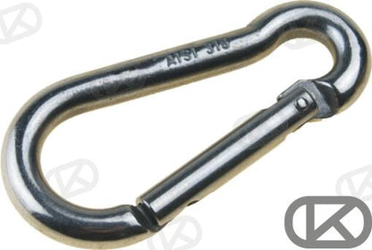 MOSQUETÓN DE 12 MM - APERTURA ESPECIAL (5) | OEM 71337B | GANCHOS | GOLDENSHIP