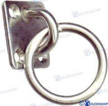 PLACA DE OJAL CUADRADA CON ANILLO 35*30 | OEM 72013 | FERRETERÍA | GOLDENSHIP