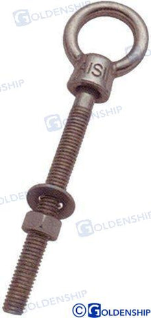 Boulon à œil en acier inoxydable 8 x 80 (lot de 10) | OEM 72040B | Quincaillerie | GOLDENSHIP