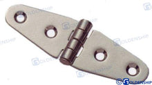 CHARNIÈRE, INOX. 102 x 31 x 2 (2) | OEM 72113 | QUINCAILLERIE | GOLDENSHIP