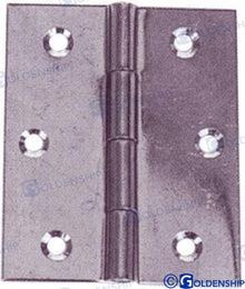 Charnière de porte en acier inoxydable 0,6 mm 50 x 60 mm (lot de 2) | OEM 72182 | Quincaillerie | GOLDENSHIP