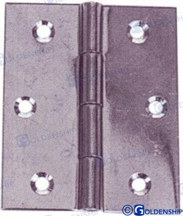 DOOR HINGE INOX 50*70*0.8 (PACK 2) | OEM  72183 | HARDWARE | GOLDENSHIP