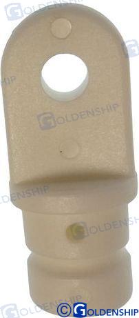 ŒIL DE MONTANT 3/4" NYLON BLANC (2) | OEM 72226 | QUINCAILLERIE | GOLDENSHIP