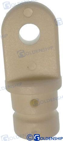 ŒIL DE MONTANT 7/8" NYLON BLANC (2) | OEM 72227 | QUINCAILLERIE | GOLDENSHIP