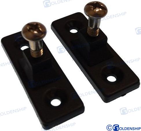 MONTAJE LATERAL DE NYLON NEGRO (PAQUETE DE 2) | OEM 72237 | HERRAMIENTAS | GOLDENSHIP