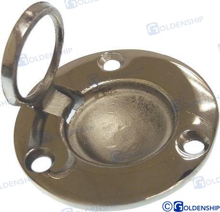 Anneau de tirage affleurant rond 50 mm | OEM 72414 | Quincaillerie | GOLDENSHIP