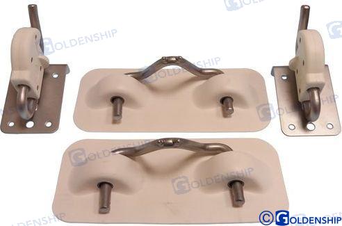 PESCAENTES DE PRESIÓN PARA EMBARCACIONES INFLABLES GRISES | OEM 73125 | FERRETERÍA | GOLDENSHIP
