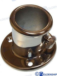 DOUILLE D'ANGLE POUR MÂT DE DRAPEAU 32 MM | OEM 73313 | QUINCAILLERIE | GOLDENSHIP