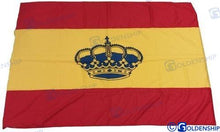 Drapeau espagnol avec blason 100 x 150 cm | OEM 73330 | Quincaillerie | Goldship