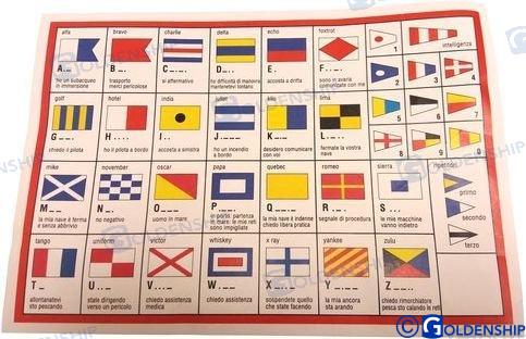 Drapeau international 30 x 45 cm | OEM 73441 | Quincaillerie | Goldship