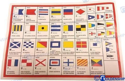 Drapeau international 30 x 45 cm | OEM 73441 | Quincaillerie | Goldship