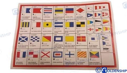 Drapeau international 40 x 60 cm | OEM 73442 | Quincaillerie | Goldship