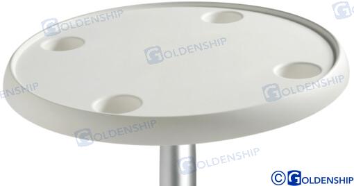 TABLE RONDE BLANCHE 610 MM | OEM 73490 | ACCESSOIRES | GOLDENSHIP
