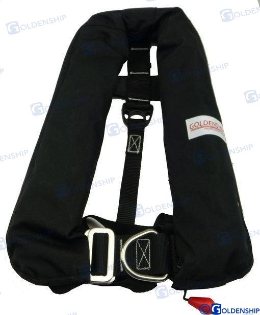 CHALECOS SALVAVIDAS INFLABLES CON ARNÉS 150 N | OEM 80161 | SEGURIDAD | GOLDENSHIP